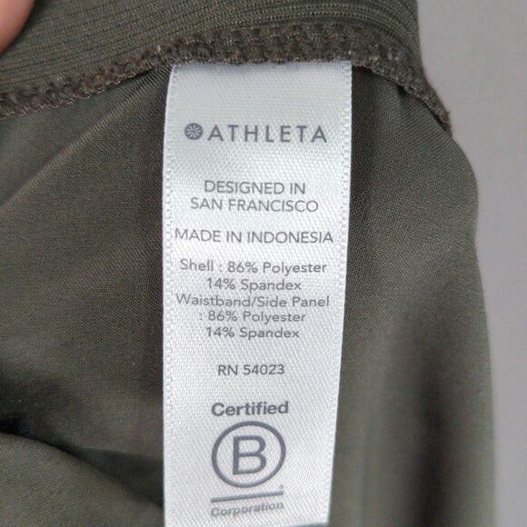 Athleta Brooklyn Ankle Pant Womens 6 Green Athleisure - Picture 3 of 10